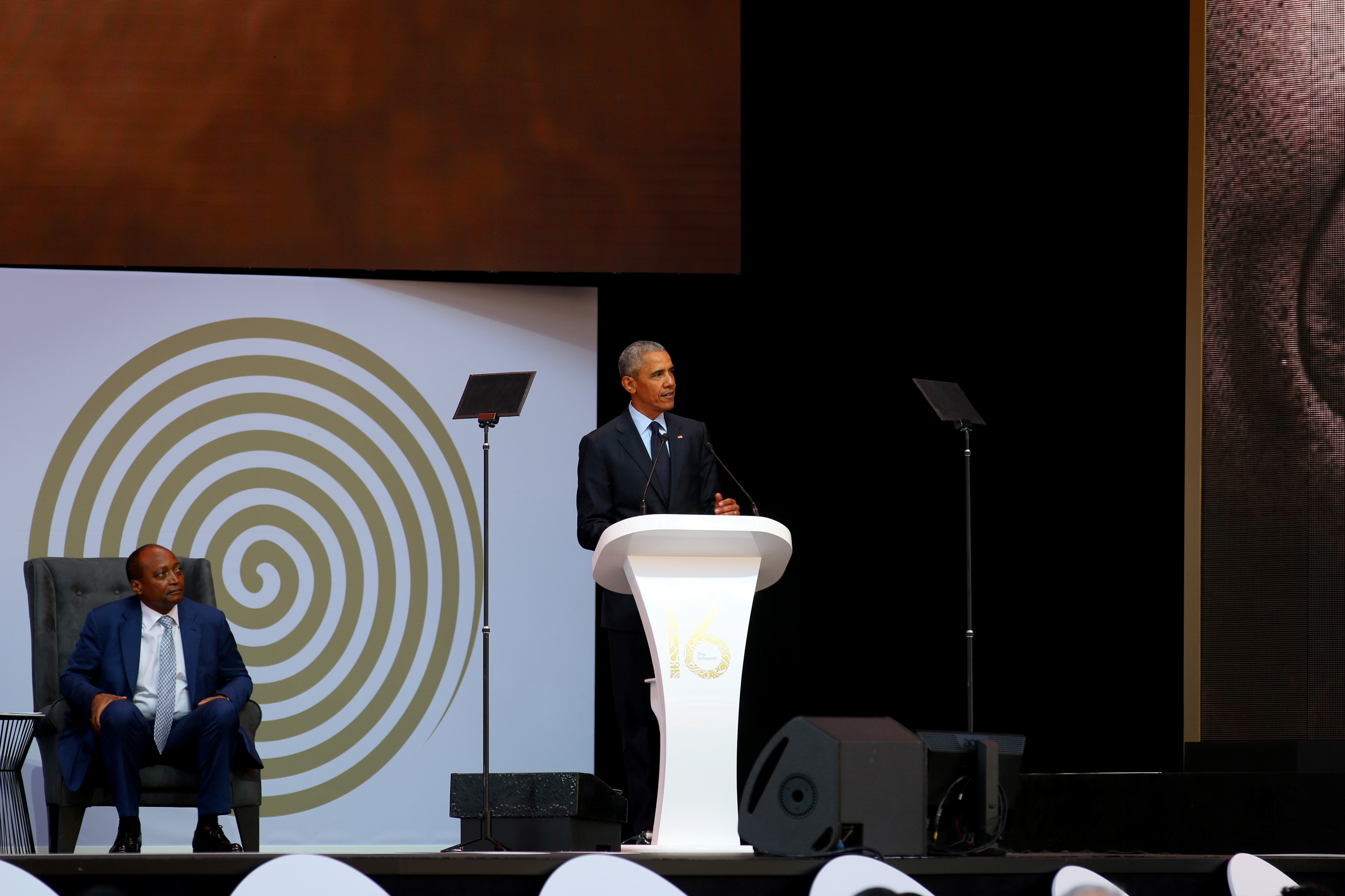 The Funny Side of an American President
